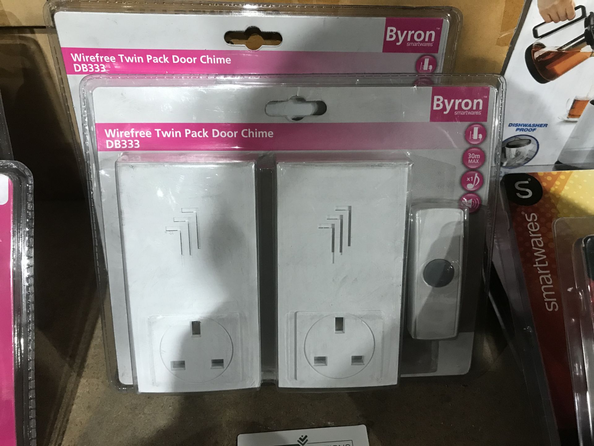 BYRON WIREFREE TWIN PACK DOOR CHIME