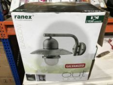 RANEX GLASGOW GALVANIZED OUTDOOR LIGHT