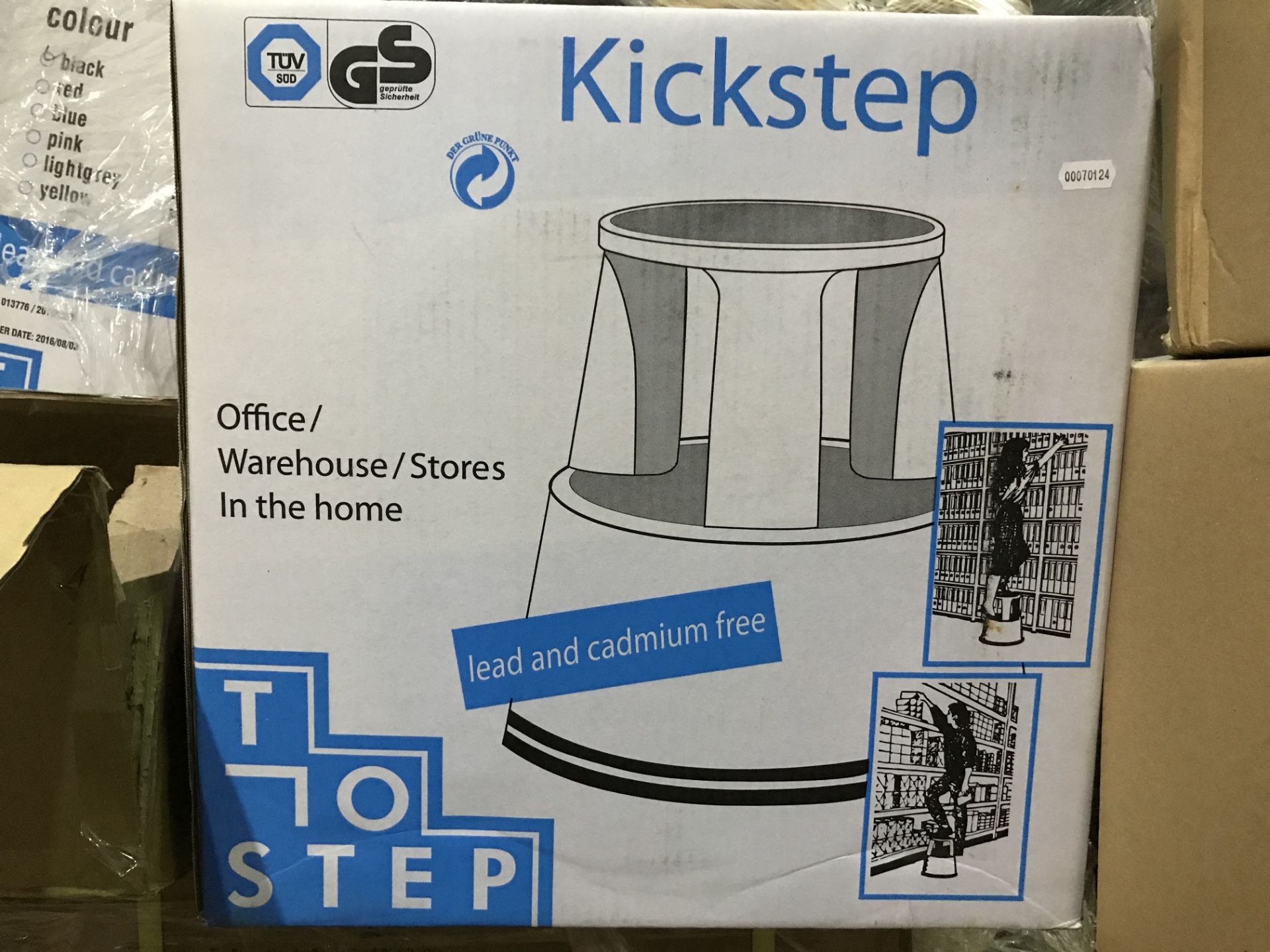 2 X KICKSTEP TOP STEP FOR OFFICE / WAREHOUSE / STORES / HOME