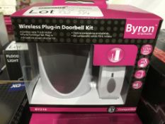 BYRON SMARTWARES WIRELESS PLUG IN DOORBELL KIT