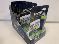 10 X BRAND NEW BOXED BOSTIK SMART ADHESIVES FIX AND FLASH LIGHT SPEED GLUE