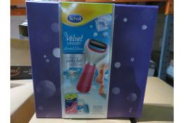 2 X SCHOLL VELVET SMOOTH LIMITED EDITION ULTIMATE PARTY FEET COLLECTION (PLEASE NOTE CREAM IS OUT