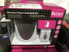 BYRON SMARTWARES WIRELESS PLUG IN DOORBELL KIT