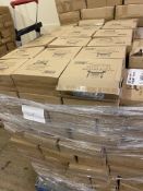 PALLET CONTAINING 80000 SUPER CHOICE PLASTIC WHITE LIGHTWEIGHT KNIFES COLLECTION RADCLIFFE