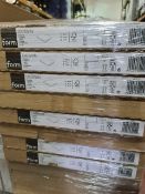 (S181) PALLET TO CONTAIN 62 x NEW SETS OF 2 DARWIN SHELVES IN WHITE. 100CM LONG x 37CM DEEP X 1.