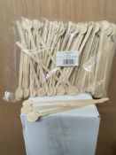 PALLET CONTAINING 144000 180MM WOODEN DISC STIRRERS COLLECTION RADCLIFFE