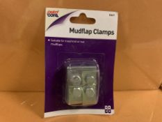 62 X BRAND NEW AUTOCARE MUDFLAP CLAMPS