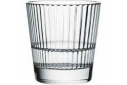 2 X BRAND NEW PACKS OF 24 UTOPIA DIVA STACKING DOUBLE OLD FASHIONED 13.75 OZ GLASSES (682/12)