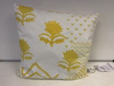 10 X BRAND NEW JAY ST. BLOCK PRINT COMPANY WYCOFF CUSHION RRP £40