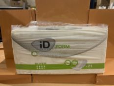 12 X BRAND NEW PACKS OF 21 ID EXPERT FORM SUPER INCOTINENCE PANTS IN 2 BOXES