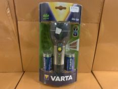 11 X BRAND NEW VARTA ACRIVE DAYLIGHT TORCHES