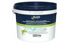 25 x BRAND NEW BOSTIK 3KG VINYL FLOOR ADHESIVE