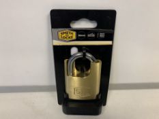 30 x BRAND NEW SMITH & LOCKE 50MM BRASS PADLOCKS EACH INCLUDES 3 KEYS