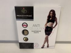 30 X BRAND NEW PEACHY PINK ANTI-CELLULITE SLIMMING PANTS SIZE MEDIUM