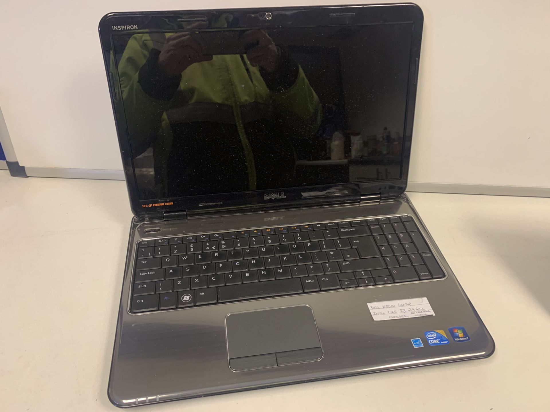 DELL N5010 LAPTOP, INTEL CORE i3, 2.4GHZ, NO OPERATING SYSTEM WITH CHARGER