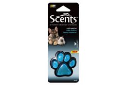 96 X BRAND NEW BOXED SCENTS DOG PRINT AIR FRESEHNERS IN 4 BOXES (181/5)