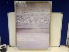 21 X BRAND NEW BOXED ARTHOUSE SERENITY BEACH GFRAMED CANVAS 77 X 57 X 2.5CM RRP £29.99 EACH