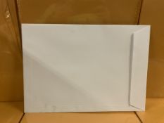 1500 X BRAND NEW PREMIUM BUSINESS ICE WHITE WOVE ENVELOPES 324 X 229MM IN 6 BOXES