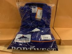 8 X BRAND NEW PORTWEST ROYAL SMALL STANDARD COATS IN 1 BOX