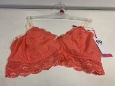 48 X BRAND NEW PRETTY POLLY LOLA CORAL BRALETTES SIZE SMALL