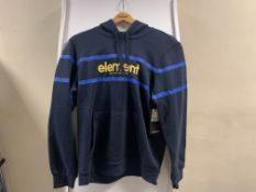 8 X BRAND NEW ELEMENT PRIMARY POP BIG HOOD ECLIPSE NAVY HOODIES IN VARIOUS SIZES RRP £55 EACH