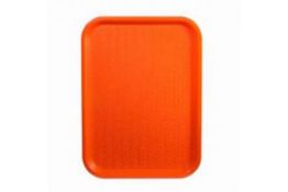 3 X PACKS OF 12 CAMBRO 14 X 18 INCH ORANGE FAST FOOD TRAYS RRP £40 EACH (659/12)