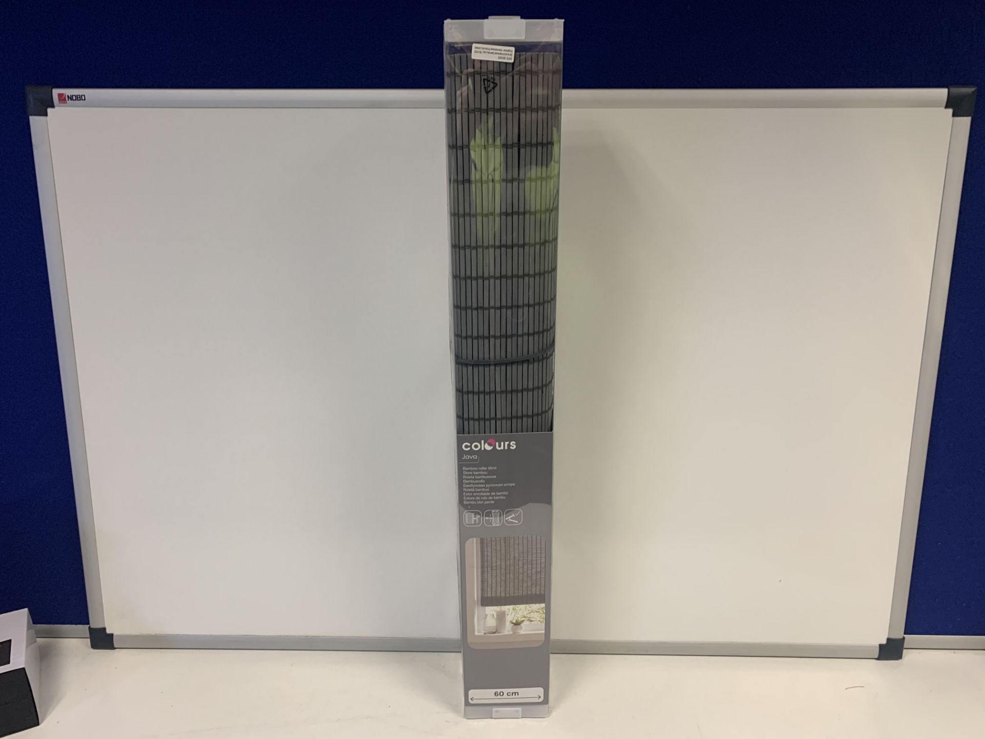20 X BRAND NEW BOXED COLOURS JAVA GREY BAMBOO ROLLER BLINDS 60 X 180CM