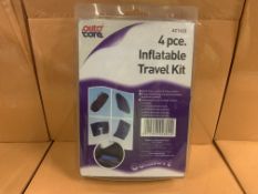 27 X BRAND NEW 4 PIECE AUTOCARE INFLATABLE TRAVEL KITS