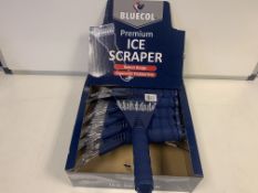 96 X BRAND NEW BOXED BLUECOL PREMIUM ICE SCRAPERS IN 2 BOXES