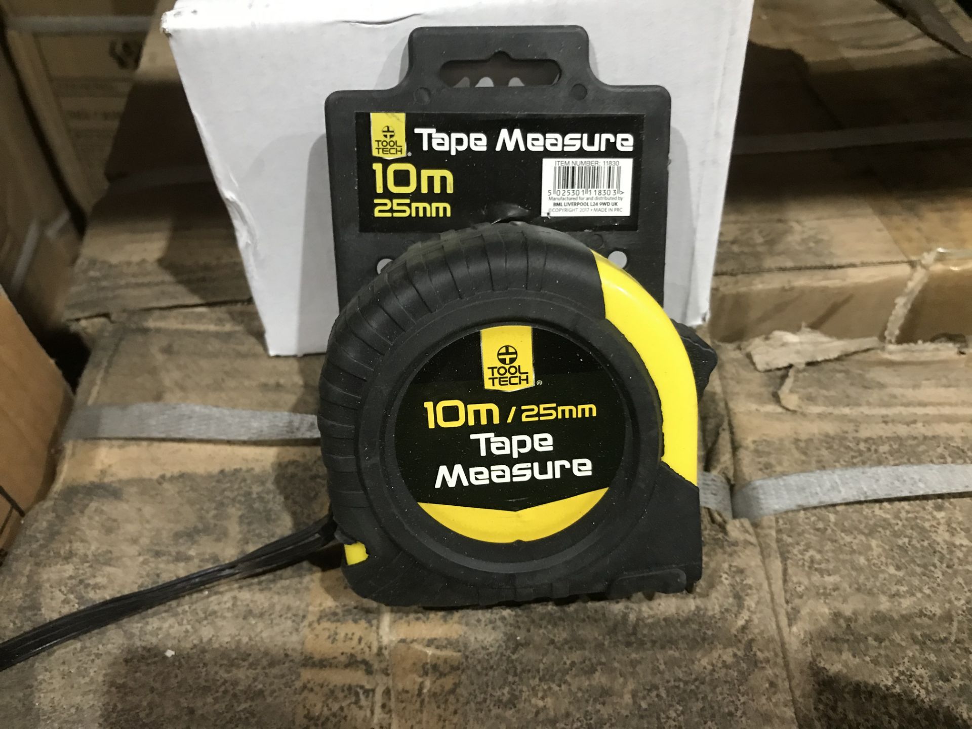 10 X TOOL TECH 10M TAPE MEASURES