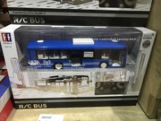 REMOTE CONTROL BLUE BUS WITH OPENING DOORS RRP £110