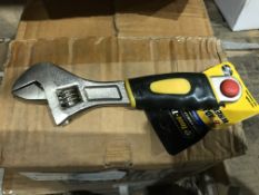 12 X TOOL TECH 6" ADJUSTABLE WRENCH