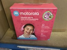 3 X MOTOROLA SQUADS 200 PK CHILDRENS WIRED HEADPHONES