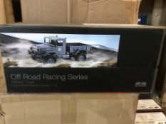 4 X 4 WHEEL DRIVE OFF ROAD RACING SERIES MILITARY TRUCK COLLECTIBLE DIECAST TRUCK