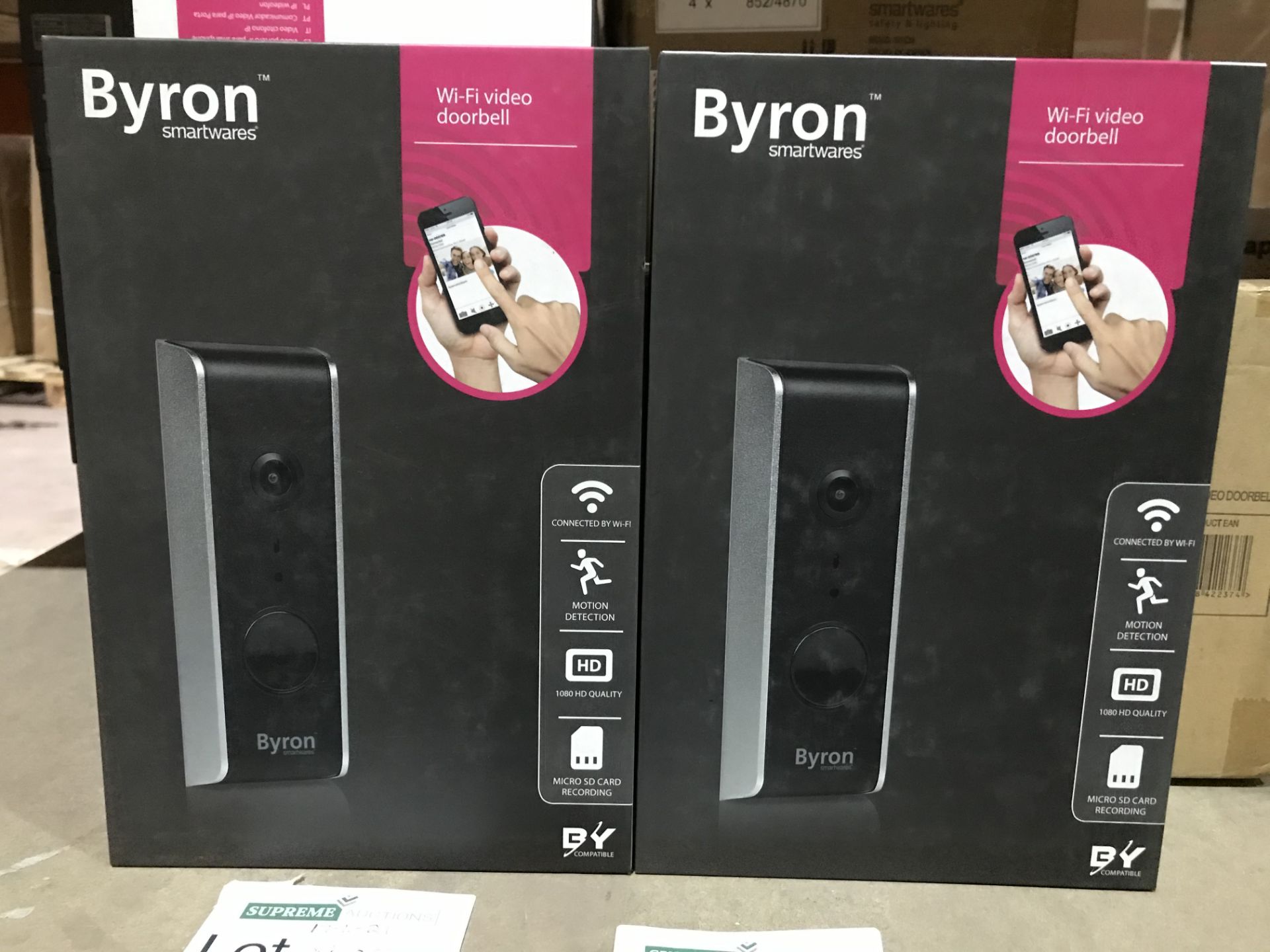 BYRON SMARTWARES WI-FI VIDEO DOORBELL