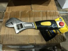 12 X TOOL TECH 6" ADJUSTABLE WRENCH