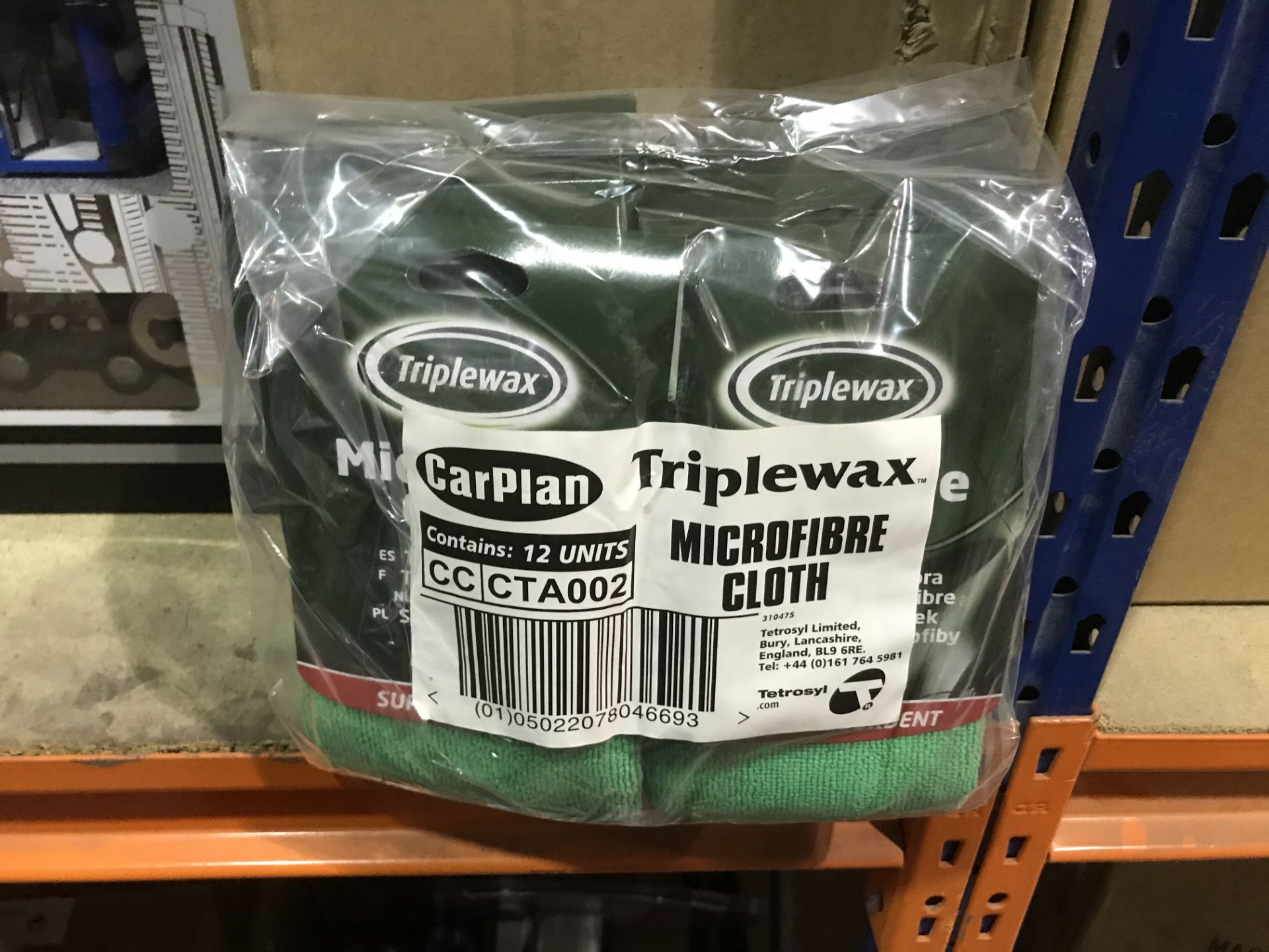 144 X TRIPLEWAX MICROFIBRE CLOTHS