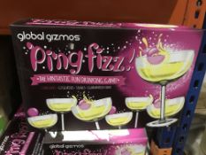 12 X GLOBAL GIZMOS PING - FIZZ THE FANTASTIC DRINKING GAME