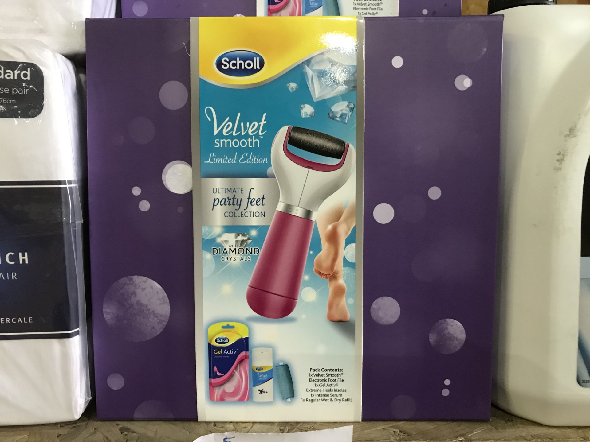 5 X BRAND NEW SCHOLL LIMITED EDITION VELVET SMOOTH ULTIMATE PARTY FEET COLLECTION WITH DIAMOND
