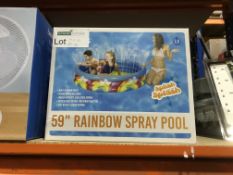 3 X 59" RAINBOW SPRAY POOLS