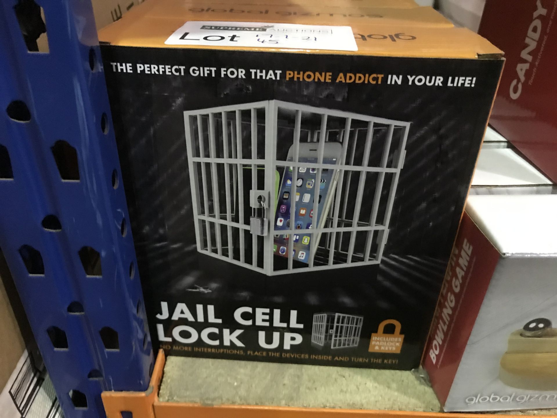 5 X GLOBAL GIZMOS JAIL CELL LOCK UP