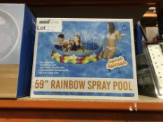 2 X 59" RAINBOW SPRAY POOLS