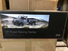 4 X 4 WHEEL DRIVE OFF ROAD RACING SERIES MILITARY TRUCK COLLECTIBLE DIECAST TRUCK