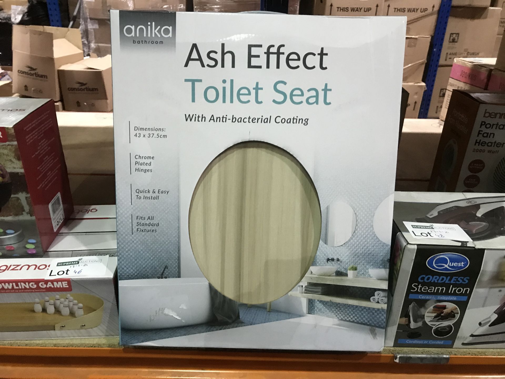 4 X ANIKA TOILET SEATS