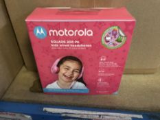 3 X MOTOROLA SQUADS 200 PK CHILDRENS WIRED HEADPHONES