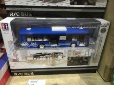 REMOTE CONTROL BLUE BUS WITH OPENING DOORS RRP £110