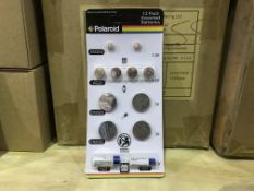 58 X PACKS OF 12 ASSORTED POLAROID BATTERIES