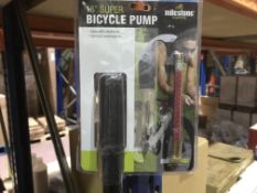 12 X MILESTONE CYCLING 16" SUPER BICYCLE PUMP