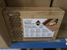 12 X GEORGE WILKINSON DIAMOND TECH CHOPPING BOARDS IN 1 BOX