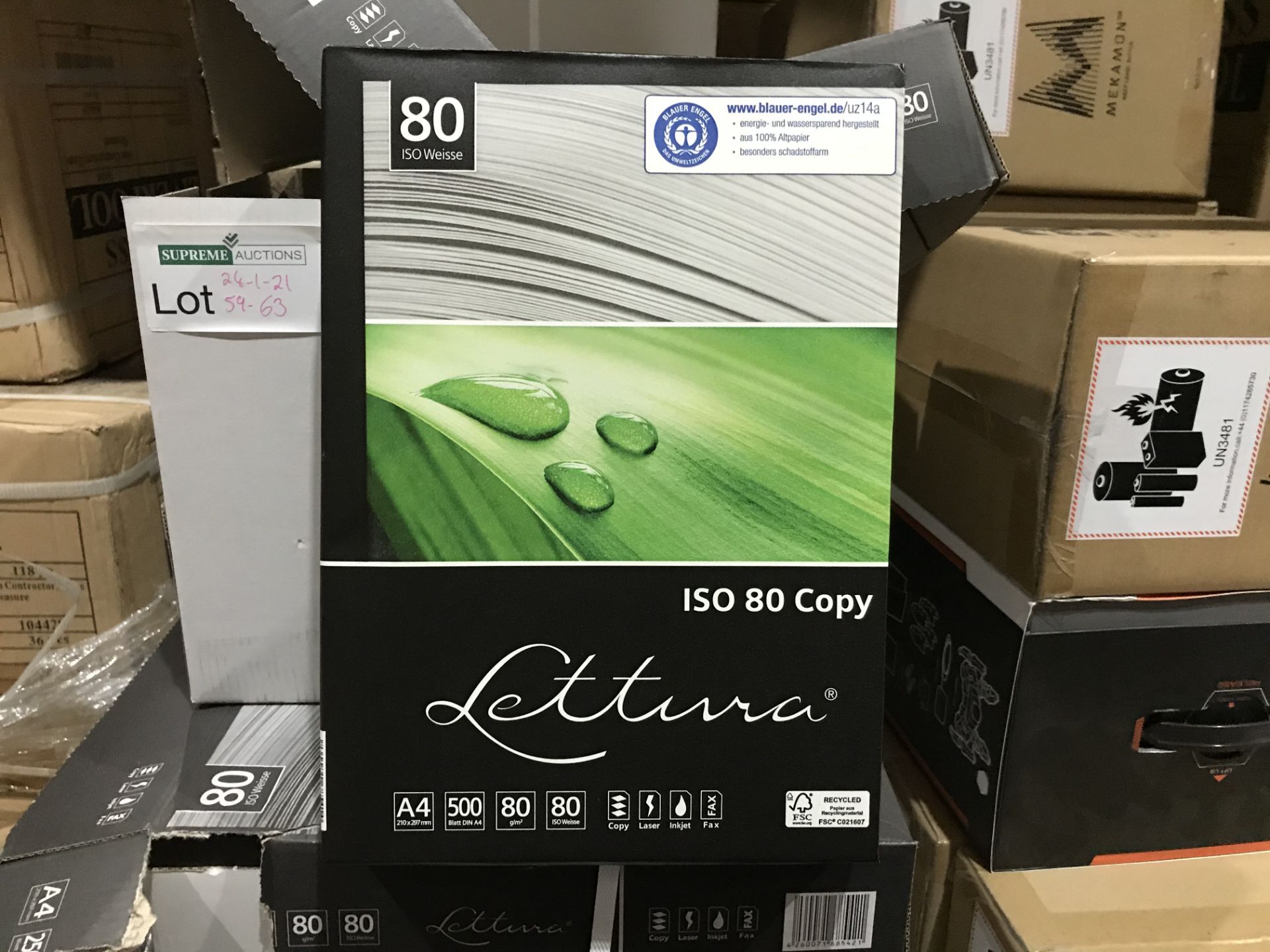 10 X PACKS OF 500 A4 PAPER IN 2 BOXES